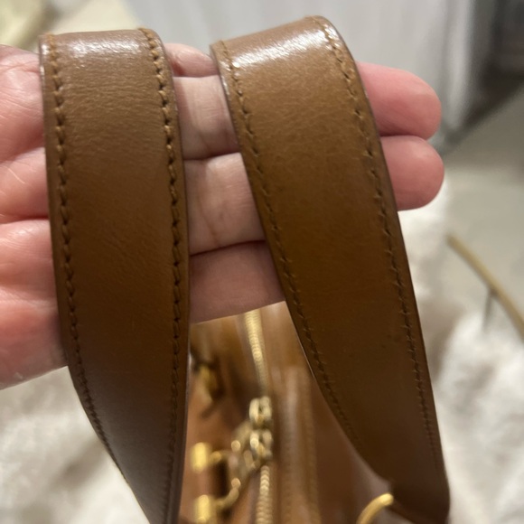 Yves Saint Laurent Brown Leather Bag - Picture 1 of 6